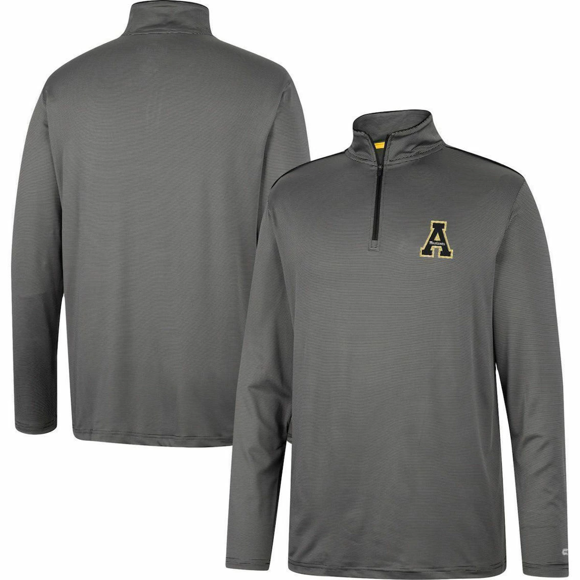 Colosseum Men's Charcoal Appalachian State Mountaineers Logo Quarter-Zip Windshirt 3 Colosseum Men's Charcoal Appalachian State Mountaineers Logo Quarter-Zip Windshirt