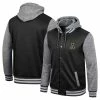 Colosseum Men's Black Appalachian State Mountaineers Robinson Hoodie Full-Snap Jacket -Nike Sales Store DSCO1151958114 1007