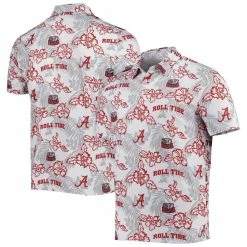 Reyn Spooner Men's White Alabama Crimson Tide Performance Polo