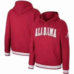 Men's Colosseum Crimson Alabama Crimson Tide Varsity Arch Pullover Hoodie 7 Men's Colosseum Crimson Alabama Crimson Tide Varsity Arch Pullover Hoodie -Nike Sales Store DSCO1151958199 4633 ALT1