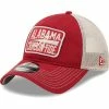 New Era Men's Crimson/Natural Alabama Crimson Tide Devoted 9TWENTY Adjustable Hat -Nike Sales Store DSCO1151958663 2840