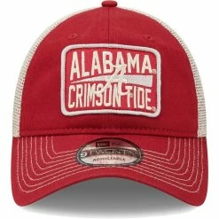 New Era Men's Crimson/Natural Alabama Crimson Tide Devoted 9TWENTY Adjustable Hat -Nike Sales Store DSCO1151958663 2840 ALT2