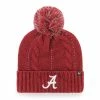 '47 Women's Crimson Alabama Crimson Tide Bauble Cuffed Knit Hat With Pom -Nike Sales Store DSCO1152166610 2840