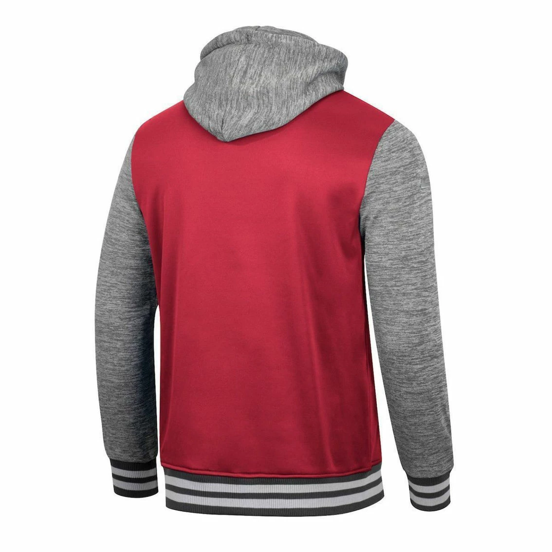 Colosseum Men's Crimson Alabama Crimson Tide Robinson Hoodie Full-Snap Jacket 6 Colosseum Men's Crimson Alabama Crimson Tide Robinson Hoodie Full-Snap Jacket - Image 4