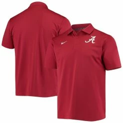 Nike Men's Crimson Alabama Crimson Tide Primary Logo Varsity Performance Polo