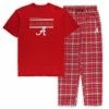 Concepts Sport Men's Crimson Alabama Crimson Tide Big & Tall Plaid Pants Sleep Set 2 Concepts Sport Men's Crimson Alabama Crimson Tide Big & Tall Plaid Pants Sleep Set -Nike Sales Store DSCO1152521585 2840