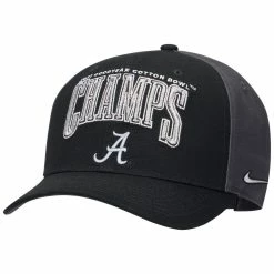 Nike Men's Black Alabama Crimson Tide College Football Playoff 2021 Cotton Bowl S Locker Room Classic 99 Adjustable Hat