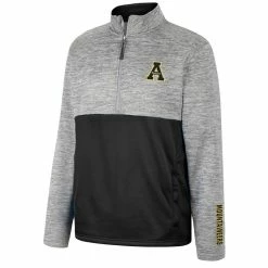 Colosseum Men's Gray Appalachian State Mountaineers John Half-Zip Jacket -Nike Sales Store DSCO1152596107 1927 ALT2