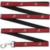 StadiumSpot Alabama Crimson Tide 4' Narrow Dog Leash