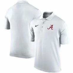 Nike Men's White Alabama Crimson Tide Primary Logo Varsity Performance Polo