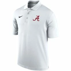 Nike Men's White Alabama Crimson Tide Primary Logo Varsity Performance Polo -Nike Sales Store DSCO1153009359 3550 ALT2