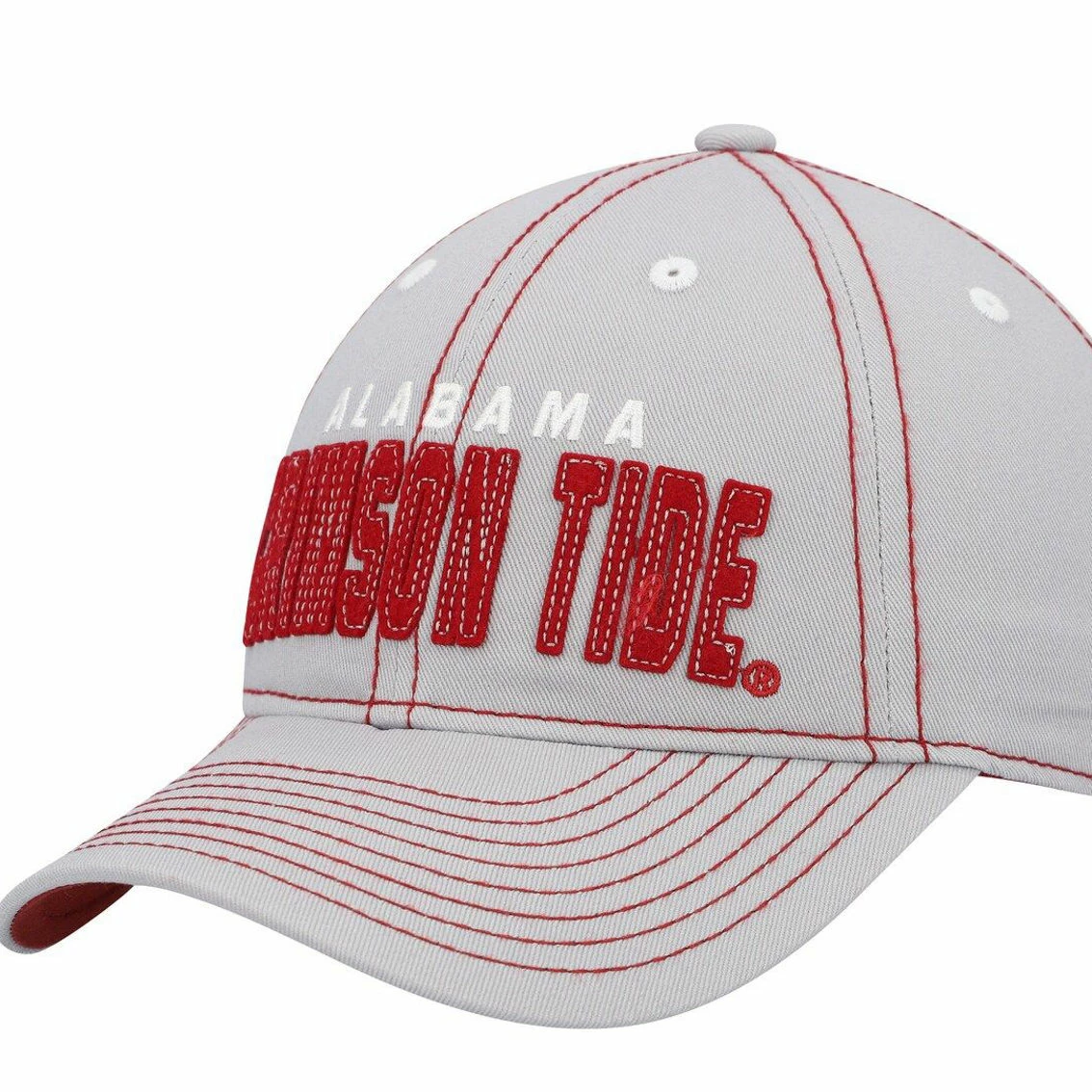Outerstuff Youth Gray Alabama Crimson Tide Old School Slouch Adjustable Hat 3 Outerstuff Youth Gray Alabama Crimson Tide Old School Slouch Adjustable Hat