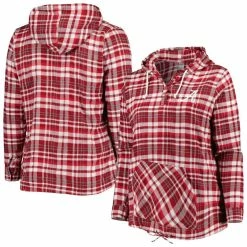Profile Women's Crimson/Gray Alabama Crimson Tide Plus Size Mainstay Plaid Henley Raglan Pullover Hoodie 7 Profile Women's Crimson/Gray Alabama Crimson Tide Plus Size Mainstay Plaid Henley Raglan Pullover Hoodie -Nike Sales Store DSCO1153012764 2840 ALT1