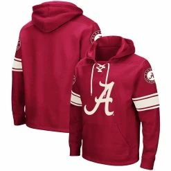 Colosseum Men's Crimson Alabama Crimson Tide 2.0 Lace-Up Hoodie -Nike Sales Store DSCO1153015630 2840 ALT1
