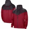Nike Men's Charcoal/Crimson Alabama Crimson Tide Windrunner Raglan Full-Zip Jacket -Nike Sales Store DSCO1153016819 2840
