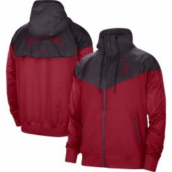 Nike Men's Charcoal/Crimson Alabama Crimson Tide Windrunner Raglan Full-Zip Jacket 7 Nike Men's Charcoal/Crimson Alabama Crimson Tide Windrunner Raglan Full-Zip Jacket -Nike Sales Store DSCO1153016819 2840 ALT1