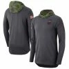 Nike Men's Anthracite Alabama Crimson Tide Military Long Sleeve Hoodie T-Shirt -Nike Sales Store DSCO1153017625 4096