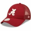 Women's New Era Crimson Alabama Crimson Tide 9FORTY Logo Spark Trucker Snapback Hat 2 Women's New Era Crimson Alabama Crimson Tide 9FORTY Logo Spark Trucker Snapback Hat -Nike Sales Store DSCO1153018707 2840
