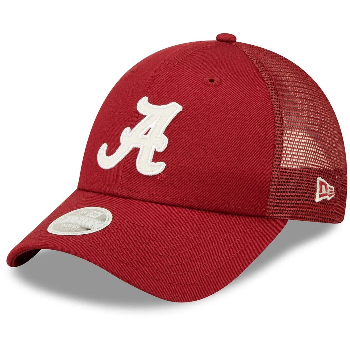 Women's New Era Crimson Alabama Crimson Tide 9FORTY Logo Spark Trucker Snapback Hat 4 Women's New Era Crimson Alabama Crimson Tide 9FORTY Logo Spark Trucker Snapback Hat - Image 2