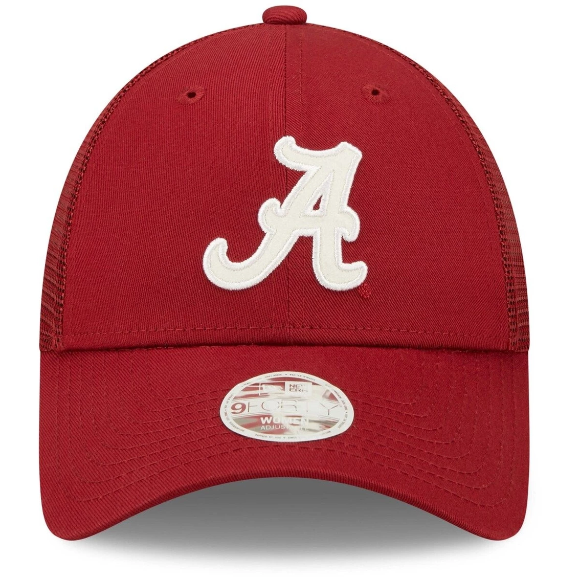 Women's New Era Crimson Alabama Crimson Tide 9FORTY Logo Spark Trucker Snapback Hat 5 Women's New Era Crimson Alabama Crimson Tide 9FORTY Logo Spark Trucker Snapback Hat - Image 3