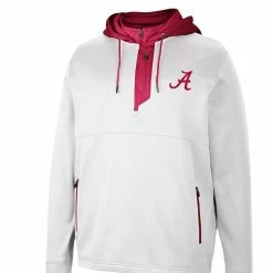 Colosseum Men's White Alabama Crimson Tide Luge 3.0 Quarter-Zip Hoodie 8 Colosseum Men's White Alabama Crimson Tide Luge 3.0 Quarter-Zip Hoodie -Nike Sales Store DSCO1153018923 3550 ALT2