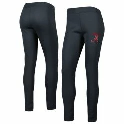 Concepts Sport Women's Charcoal Alabama Crimson Tide Upbeat Sherpa Leggings