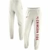Men's Nike Cream Alabama Crimson Tide Saturday Fleece Pants -Nike Sales Store DSCO1153022091 6662