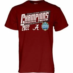 Men's Blue 84 Crimson Alabama Crimson Tide 2022 Men's SEC Cross Country Champions T-Shirt -Nike Sales Store DSCO1153022930 BLUERE ALT2