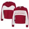 Colosseum Girls Youth Crimson Alabama Crimson Tide Galooks Hoodie Lace-Up Long Sleeve T-Shirt