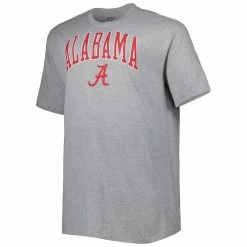 Champion Men's Heathered Gray Alabama Crimson Tide Big & Tall Team Arch Over Wordmark T-Shirt -Nike Sales Store DSCO1153342016 1927 ALT2