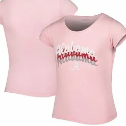 Garb Girls Youth Pink Alabama Crimson Tide Charlotte Tri-Blend T-Shirt