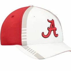 Top Of The World Men's White/Crimson Alabama Crimson Tide Iconic Flex Hat -Nike Sales Store DSCO1153549899 3550 ALT3