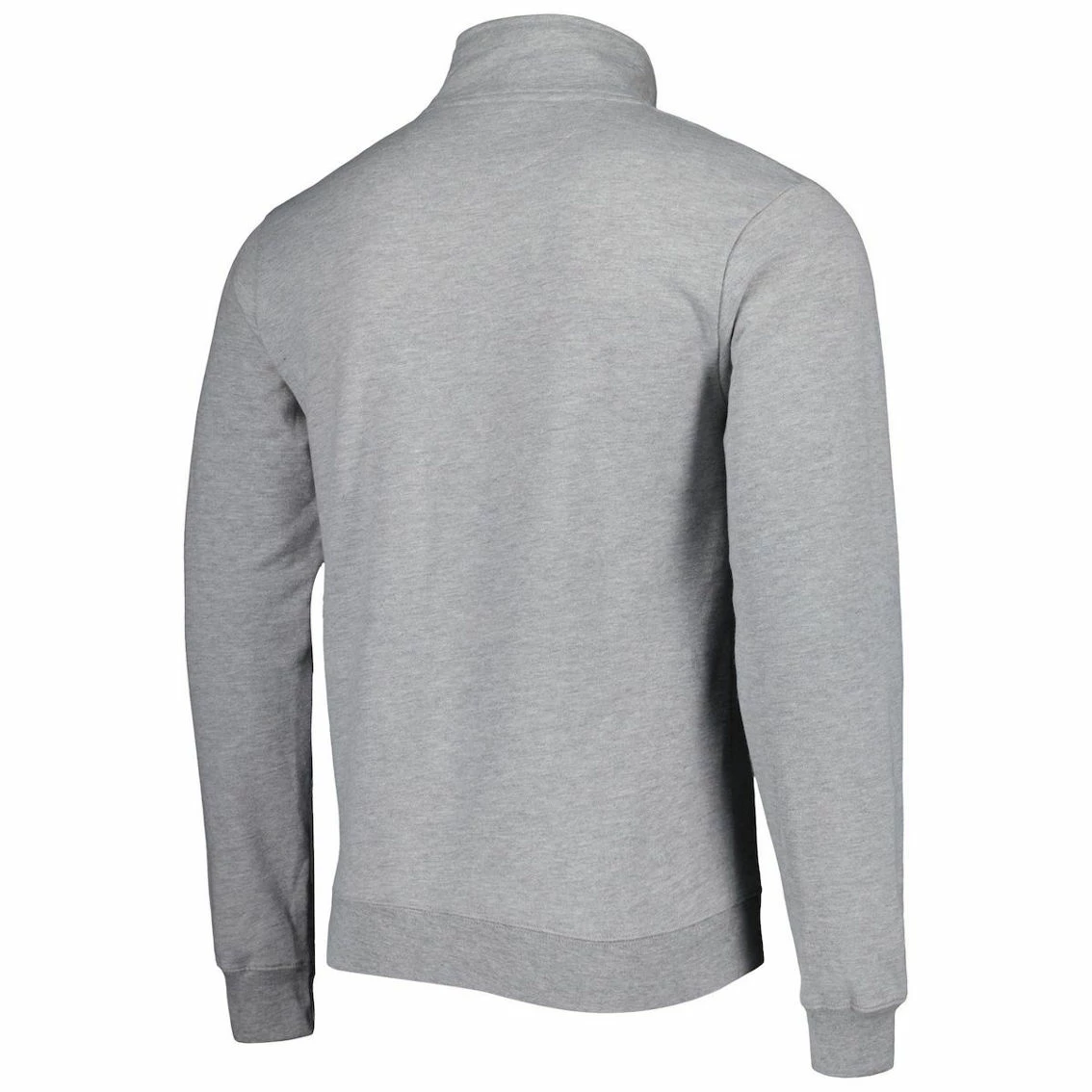 League Collegiate Wear Men's Heather Gray Alabama Crimson Tide Stack Essential Fleece Quarter-Zip Sweatshirt 6 League Collegiate Wear Men's Heather Gray Alabama Crimson Tide Stack Essential Fleece Quarter-Zip Sweatshirt - Image 4