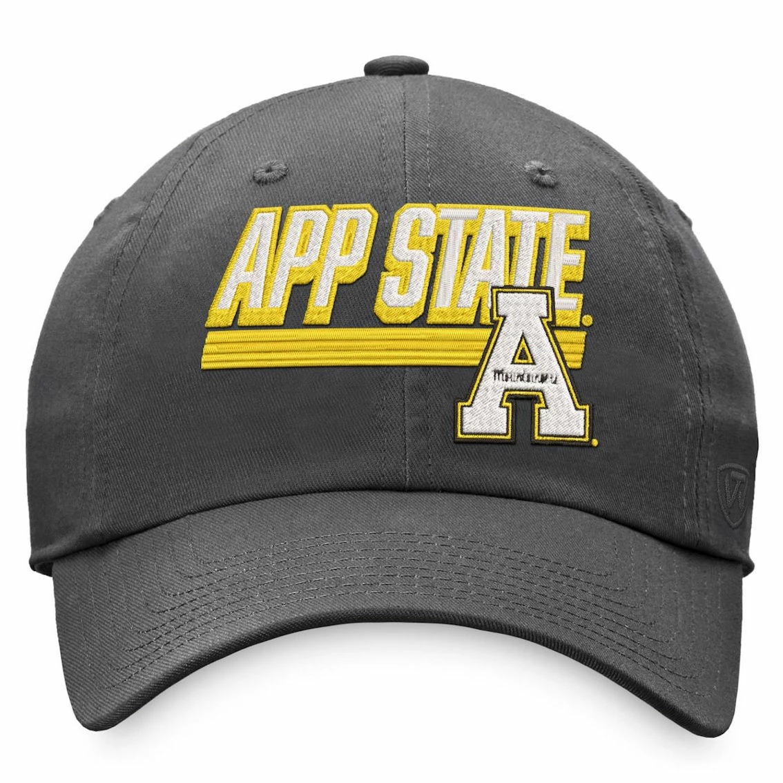 Top Of The World Men's Charcoal Appalachian State Mountaineers Slice Adjustable Hat 5 Top Of The World Men's Charcoal Appalachian State Mountaineers Slice Adjustable Hat - Image 3