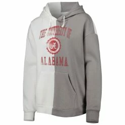 Gameday Couture Women's Gray/White Alabama Crimson Tide Split Pullover Hoodie 8 Gameday Couture Women's Gray/White Alabama Crimson Tide Split Pullover Hoodie -Nike Sales Store DSCO1156132955 3550 ALT2