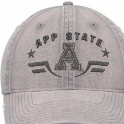 Men's Colosseum Gray Appalachian State Mountaineers OHT Tailgate Adjustable Hat -Nike Sales Store DSCO1156801770 1927 ALT2