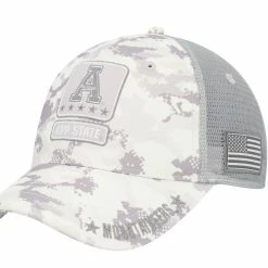 Colosseum Men's Camo Appalachian State Mountaineers OHT Military Appreciation 2400 Trucker Snapback Hat