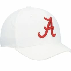 Nike Men's White Alabama Crimson Tide Classic99 Swoosh Performance Flex Hat -Nike Sales Store DSCO1156873613 3550 ALT3