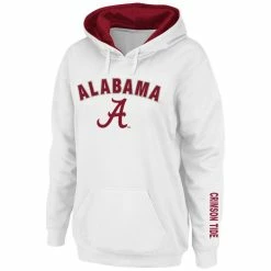 Colosseum Women's White Alabama Crimson Tide Arch & Logo 1 Pullover Hoodie 7 Colosseum Women's White Alabama Crimson Tide Arch & Logo 1 Pullover Hoodie -Nike Sales Store DSCO1156932265 3550 ALT1