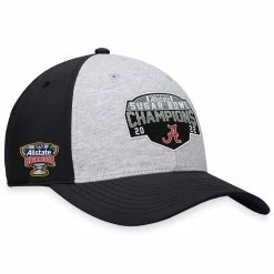Men's Top Of The World Heather Gray Alabama Crimson Tide 2022 Sugar Bowl Champions Adjustable Hat