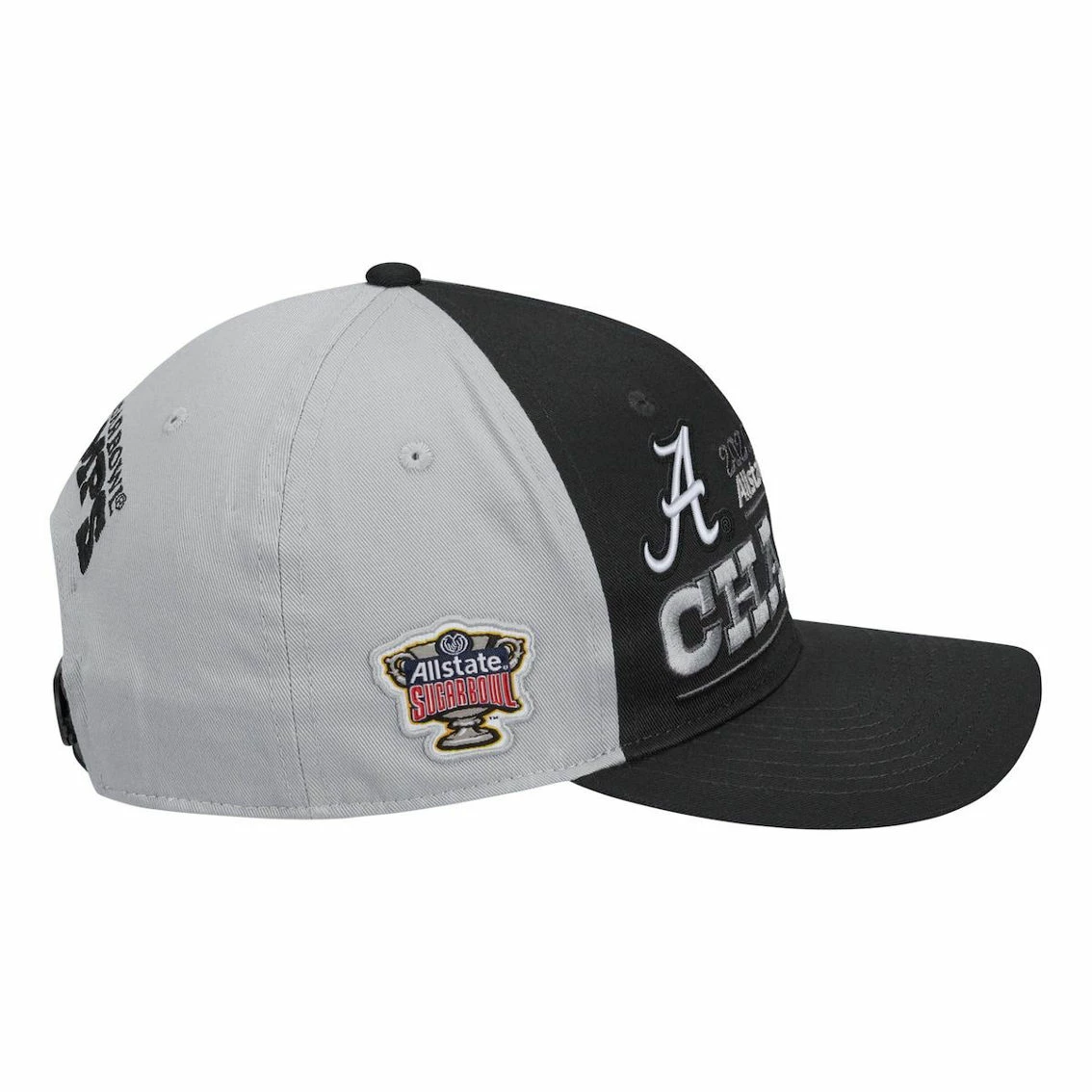 Nike Men's Black Alabama Crimson Tide 2022 Sugar Bowl S Locker Room CL99 Adjustable Hat 5 Nike Men's Black Alabama Crimson Tide 2022 Sugar Bowl S Locker Room CL99 Adjustable Hat - Image 3