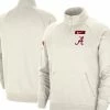 Men's Nike Cream Alabama Crimson Tide Raglan Quarter-Zip Jacket 2 Men's Nike Cream Alabama Crimson Tide Raglan Quarter-Zip Jacket -Nike Sales Store DSCO1157518648 6662