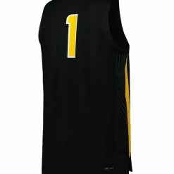 Nike Men's #1 Black Appalachian State Mountaineers Replica Basketball Jersey -Nike Sales Store DSCO1158093397 1007 ALT3