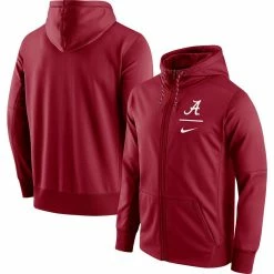 Nike Men's Crimson Alabama Crimson Tide Logo Stack Performance Full-Zip Hoodie 7 Nike Men's Crimson Alabama Crimson Tide Logo Stack Performance Full-Zip Hoodie -Nike Sales Store DSCO1159414130 2840 ALT1