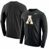 Men's Nike Black Appalachian State Mountaineers Big Logo Performance Long Sleeve T-Shirt 1 Men's Nike Black Appalachian State Mountaineers Big Logo Performance Long Sleeve T-Shirt -Nike Sales Store DSCO1159620839 1007