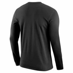 Men's Nike Black Appalachian State Mountaineers Big Logo Performance Long Sleeve T-Shirt -Nike Sales Store DSCO1159620839 1007 ALT3