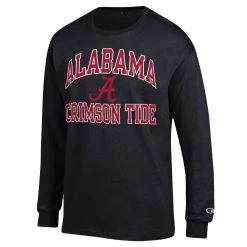Champion Men's Black Alabama Crimson Tide High Motor Long Sleeve T-Shirt -Nike Sales Store DSCO1159702913 1007 ALT2