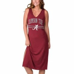 G-III 4Her By Carl Banks Women's Crimson Alabama Crimson Tide Training V-Neck Maxi Dress