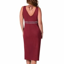 G-III 4Her By Carl Banks Women's Crimson Alabama Crimson Tide Training V-Neck Maxi Dress -Nike Sales Store DSCO1160594156 2840 ALT2