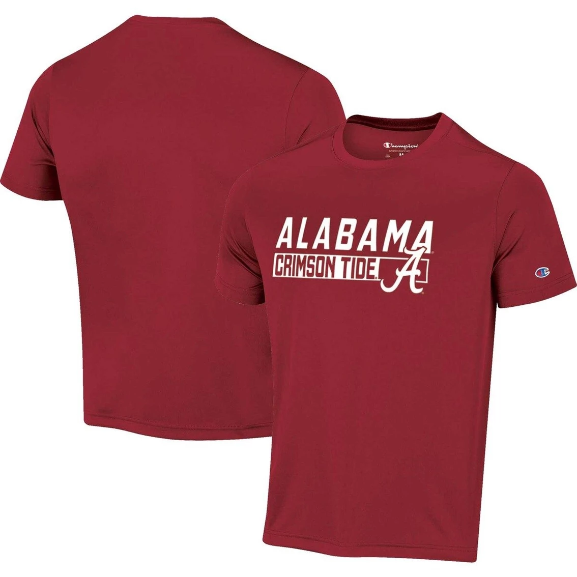 Champion Men's Crimson Alabama Crimson Tide Impact Knockout T-Shirt 4 Champion Men's Crimson Alabama Crimson Tide Impact Knockout T-Shirt - Image 2